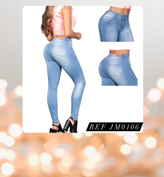 BUTT LIFTING JEANS/LEVANTA COLA