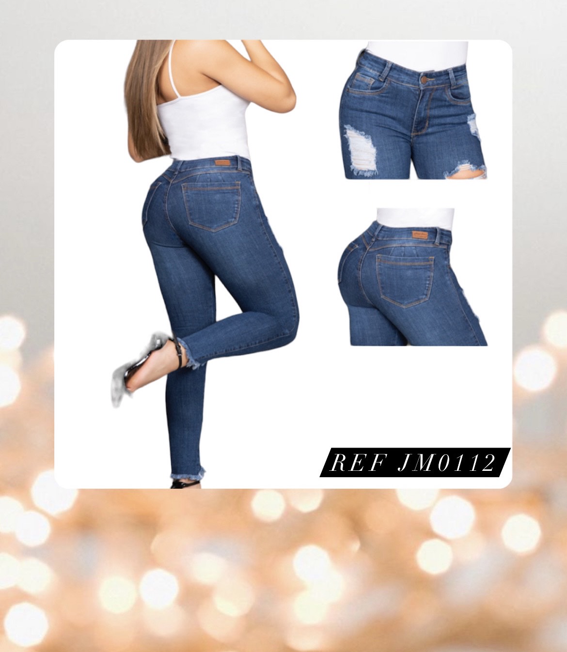 BUTT LIFTING JEAN/LEVANTA COLA